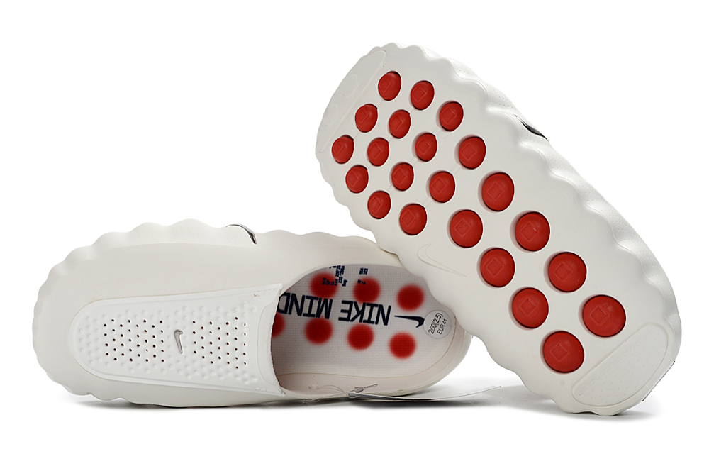 Nike Mind 001 Massage Slides – Unisex Comfort Recovery Sandals  - White
