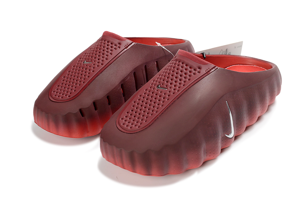 Nike Mind 001 Massage Slides – Unisex Comfort Recovery Sandals  - Dark Burgundy